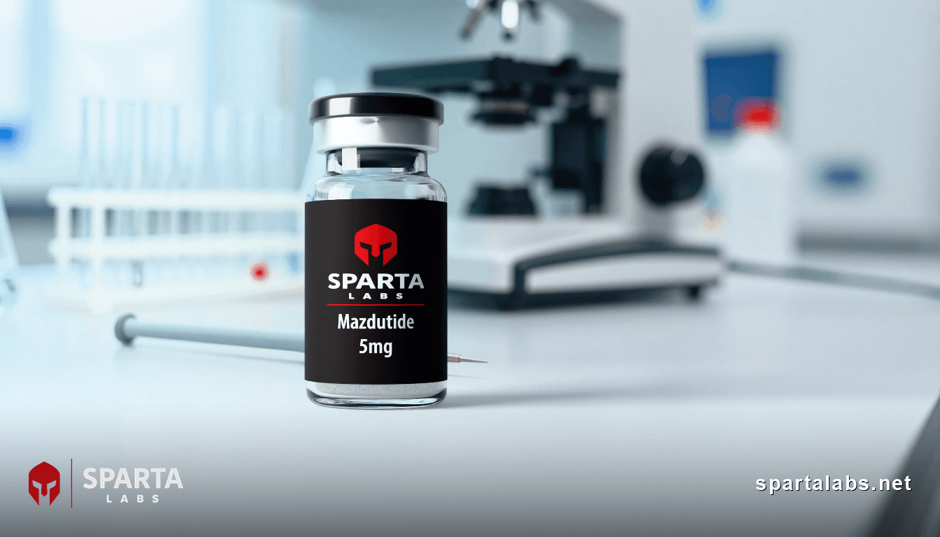 Buy Mazdutide research peptide: Mazdutide: Mechanism of Action | Sparta Labs Research Library