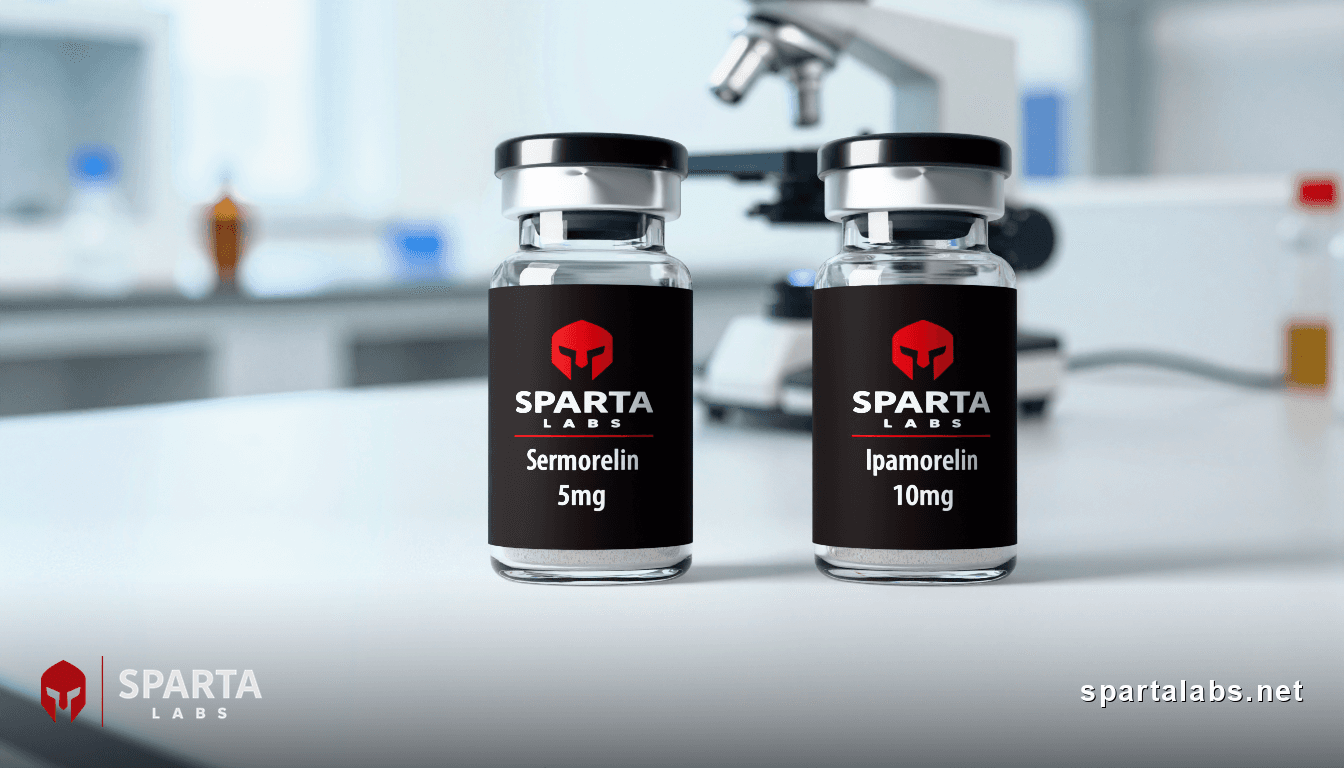 Buy Sermorelin vs Ipamorelin research peptide: Sermorelin vs Ipamorelin: A Structural and Regulatory Comparison | Sparta Labs Research Library